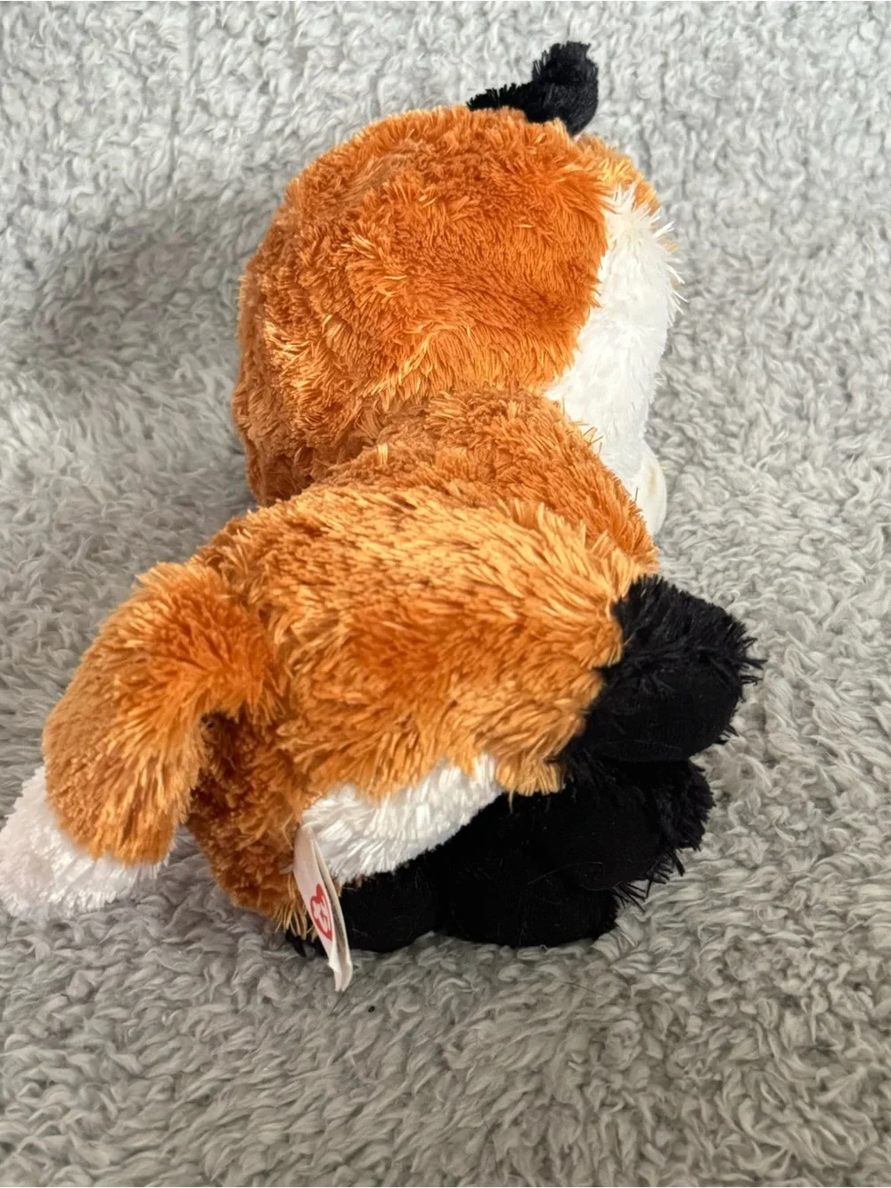 Ty Beanie Boos Slick the Fox Plush 9” Stuffed Animal Soft Toy Pink Glitter Eye